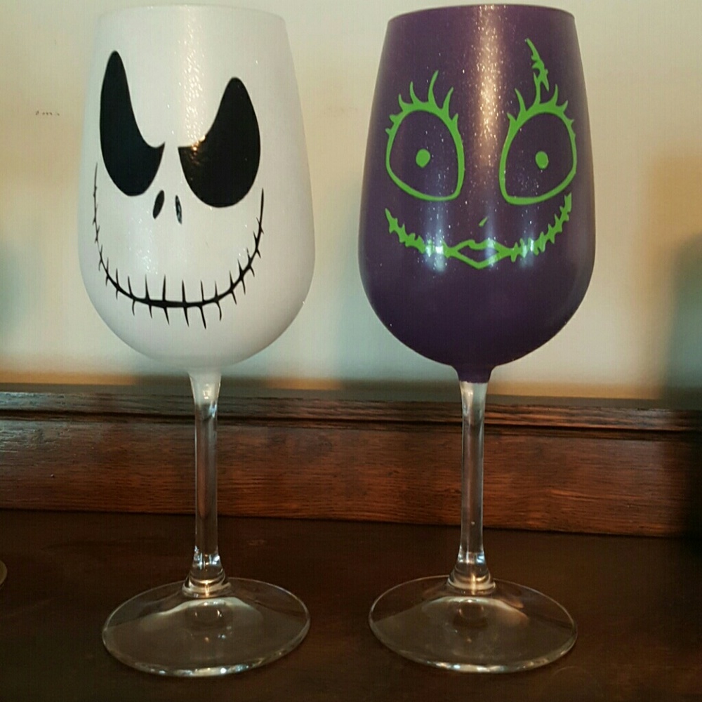 NBC Themed wine glasses